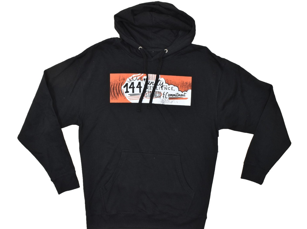 Round 21 WNBPA Men Pullover Hoodie Black Size L Cotton 144 Unity Resilience NEW
